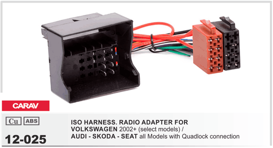 90012025- ISO Harness Audi/BMW/VW with Quadlock (90012025)