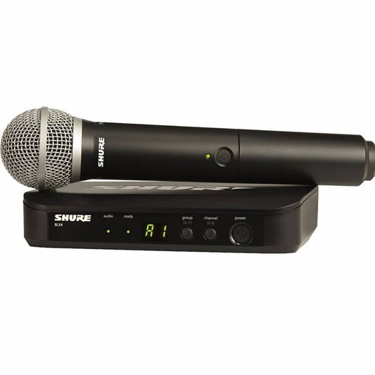 SHURE BLX24 VOCAL SYSTEM WITH PG58 (BLX24E/PG58-K3E)