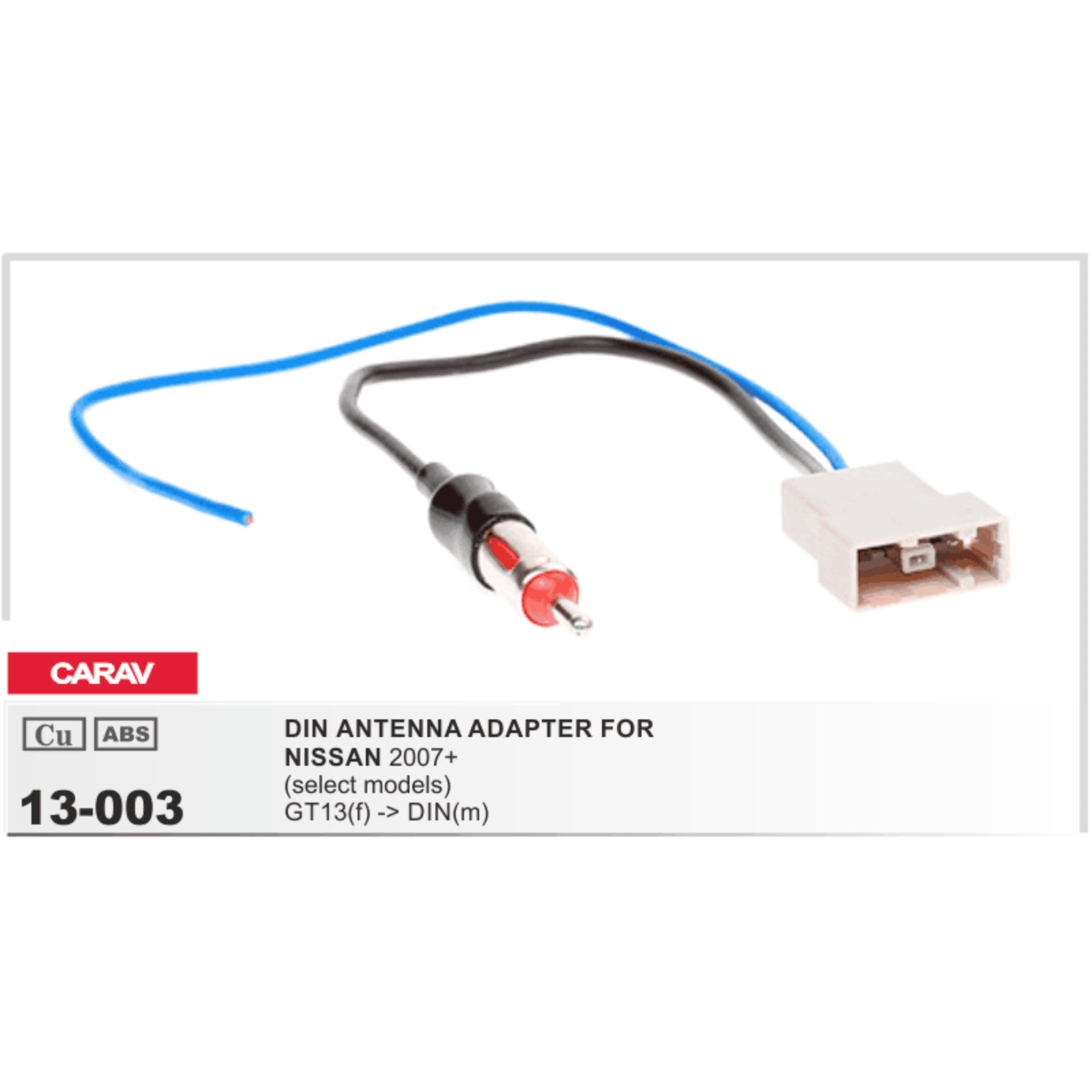 Antenna Adaptor Nissan 07+ to Bullet {11-74} (90013003)