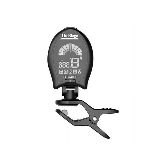 On Stage GTA4000 Clip-On Chromatic Tuner with Multiple Instrument Modes (GTA4000)