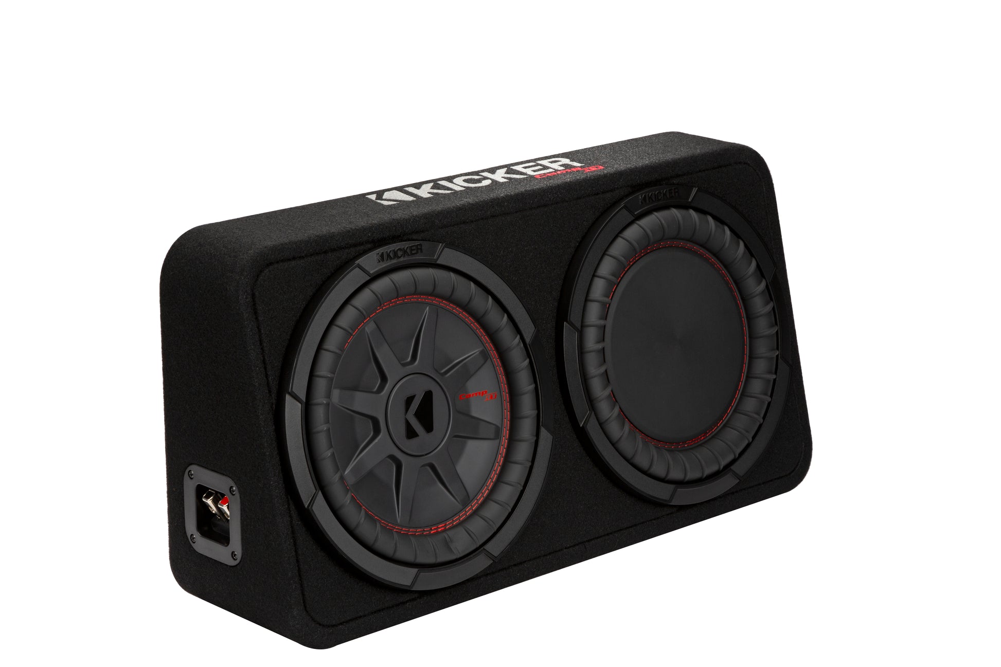 48TCWRT102- Kicker 48TCWRT102 10inch 2ohm Slim Loaded Subwoofer Enclosure (48TCWRT102)
