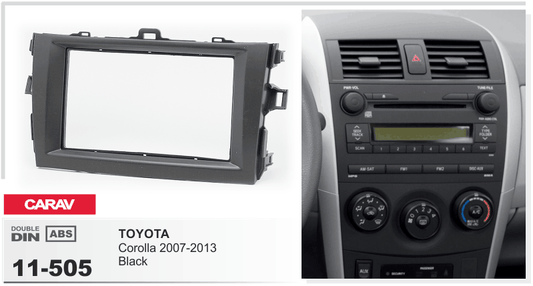 90011505- 2-Din Toyota Corolla 2007-2013 (Black) (90011505)