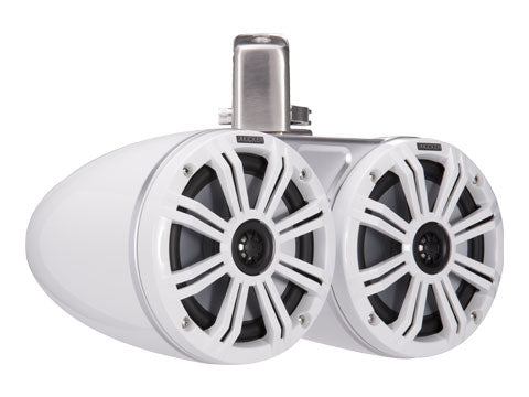 45KMTDC65W- Kicker Marine 45KMTDC65W Loaded Marine Cans White on White (45KMTDC65W)