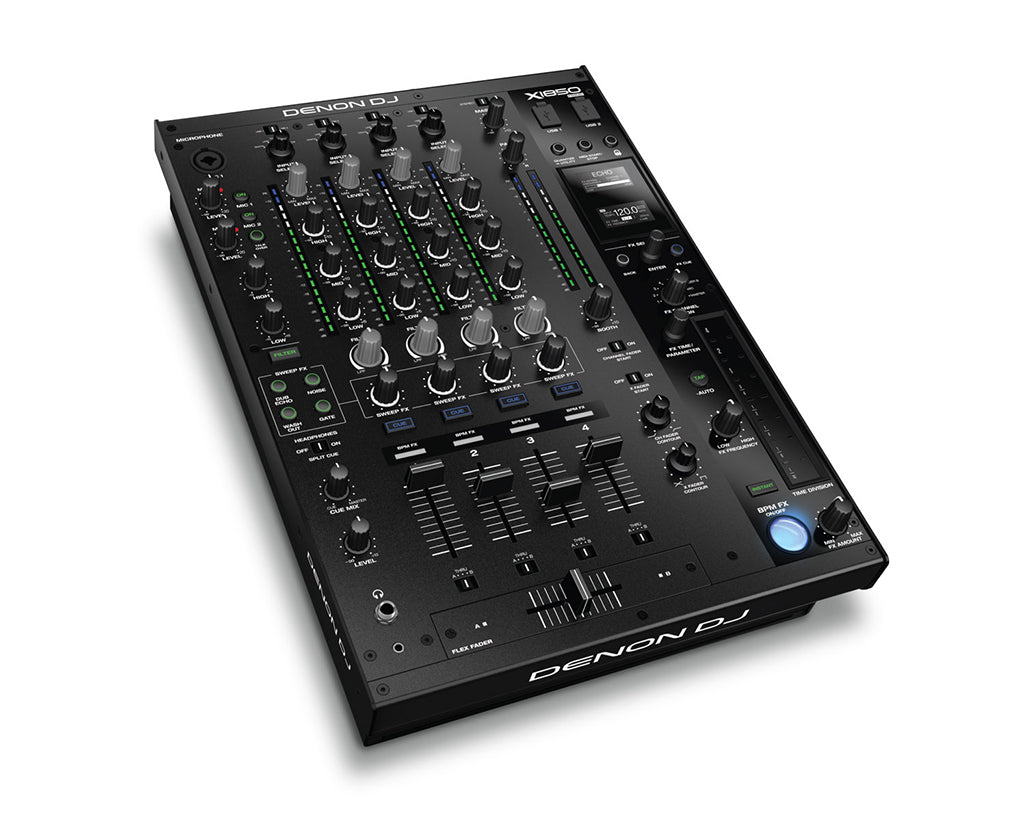 DENON 16 PRO BPM FX DUAL USB 5 PORT LAN HUB TENSION ADJUST CROSS FADER 2 XLR OUT (X1850PRIMEXEU)