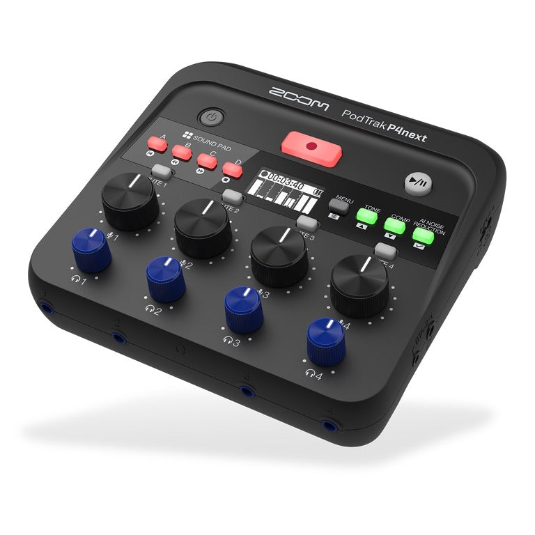 ZOOM PODTRAK 4-TRACK PODCAST RECORDER (P4NEXT)