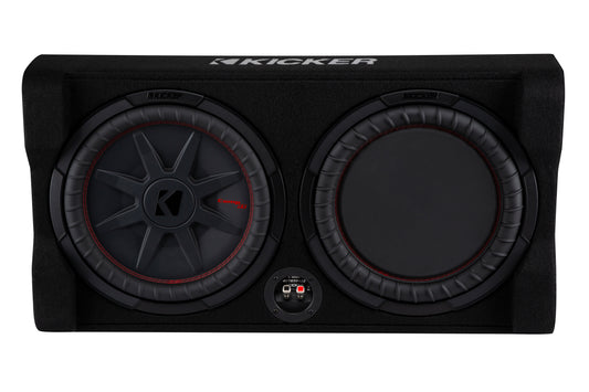 48TRTP122- Kicker 48TRTP122 12inch Down-Firing Loaded Subwoofer Enclosure (48TRTP122)