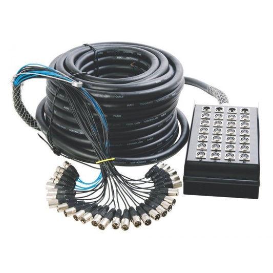 On Stage SNK244100v2 100ft 24-Channel/4-Return Stage Snake (SNK244100v2)