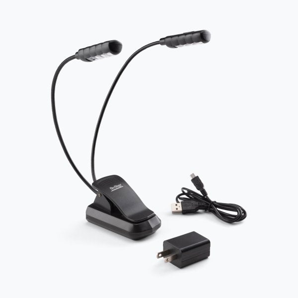 On Stage LED2224 Dual USB-Rechargeable Sheet Music Light (LED2224)