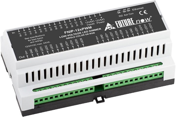P5 - FNIP-12XPWM - 12 CHANNEL ETHERNET LOW-VOLTAGE LED DIMMER (FNIP-12XPWM)