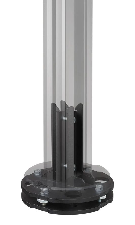 VOGELS - 7279650 - PFF 7965 FLOOR PLATE ADJUSTABLE - BLACK (7279650)
