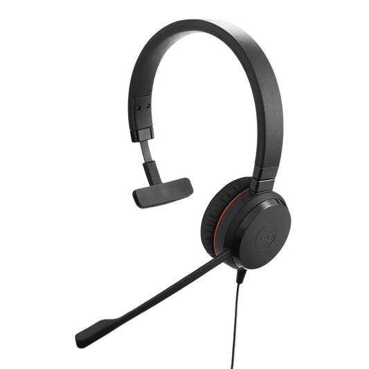 JABRA - EVOLVE 20 SE. MONO MS. USB C/A ADAPTER. LEATHER (4993-823-369)