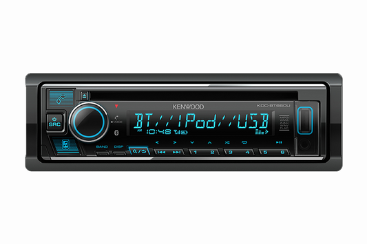 Kenwood KDC-BT660U 1-Din CD Receiver with Bluetooth