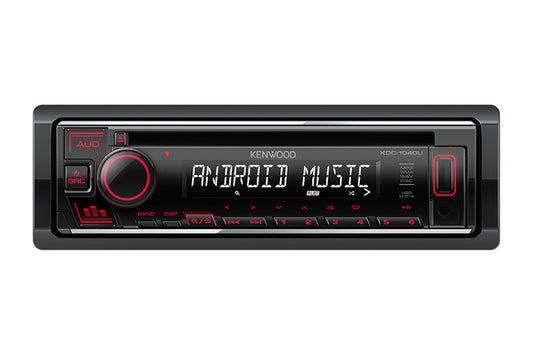 Kenwood KDC-1040U 1-Din USB/CD Receiver