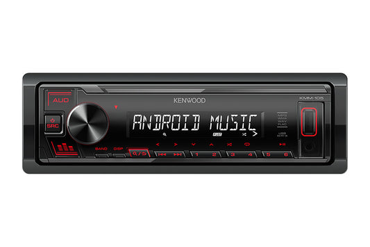 Kenwood KMM-105 1-Din Digital Media Receiver