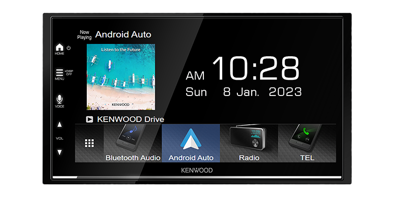 Kenwood DMX7522S 6.8-Inch Multimedia Receiver with Wireless CarPlay & Android Auto