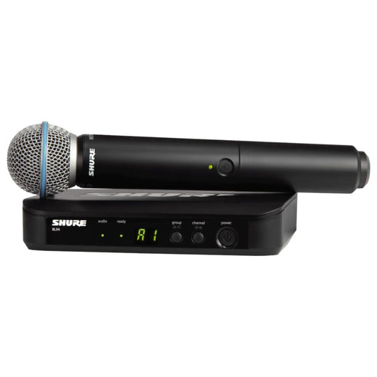 SHURE BLX24 VOCAL SYSTEM W/BETA58 MIC (BLX24E/B58-H8E)