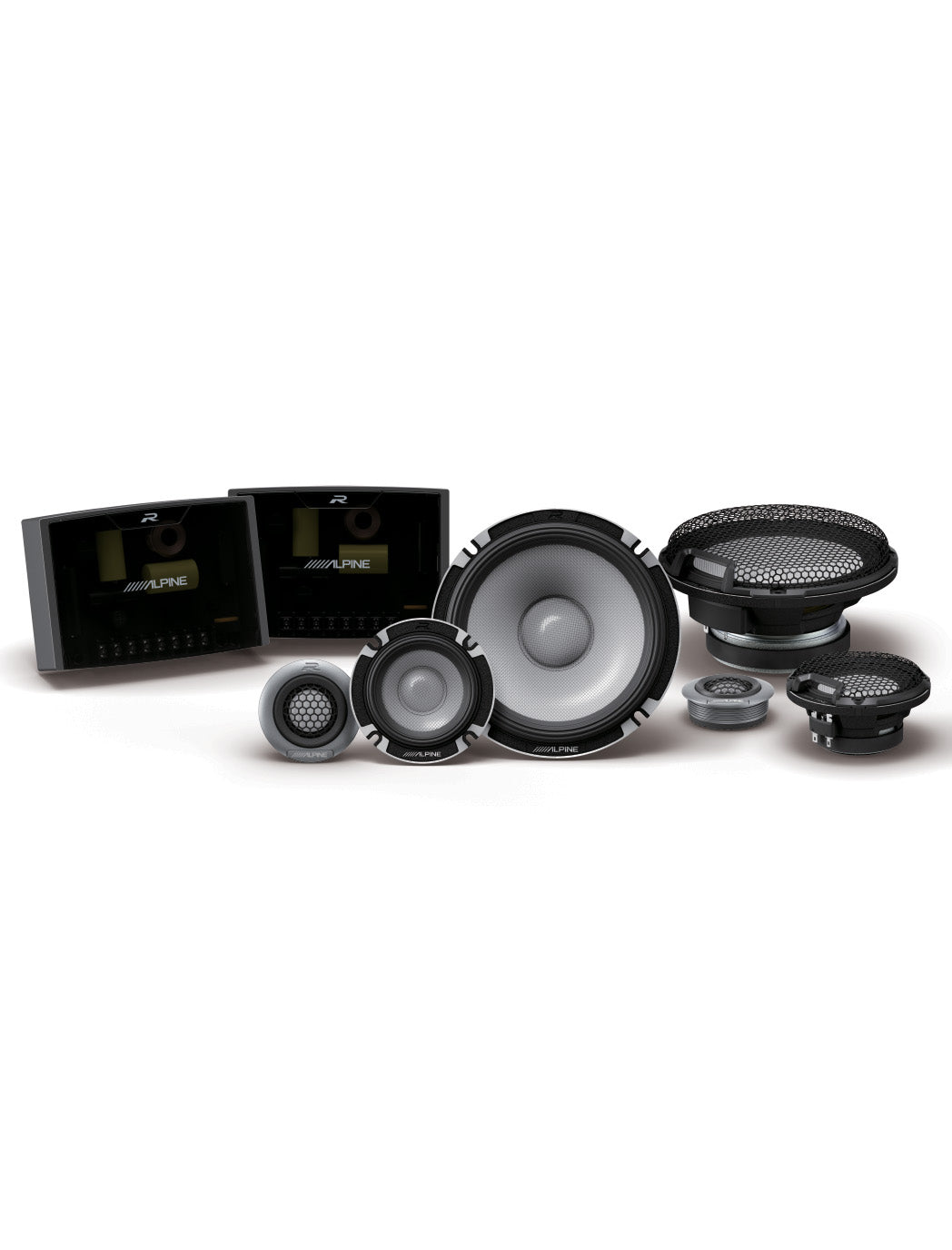 Alpine R2-S653 R-Series 6.5-Inch 3-Way Pro Component Speaker (R2-S653)