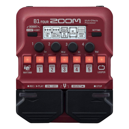 ZOOM MULTI EFFECTS BASS PROCCESSOR (B1 FOUR)