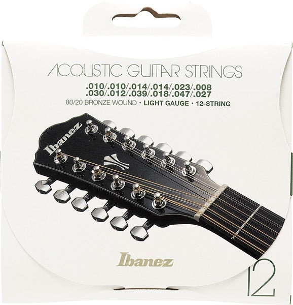 IBANEZ 12STR LIGHT GAUGE BRONZE WOUND (IACS12C)