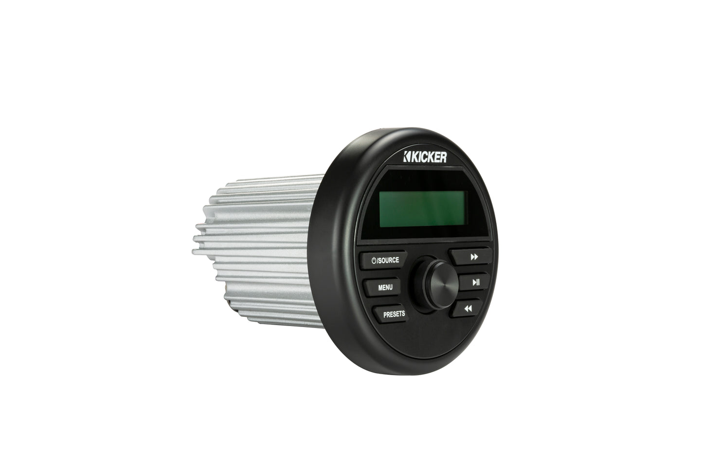 Kicker Marine KMC2 Multimedia Gauge-Style Receiver BT (46KMC2)