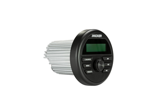 Kicker Marine KMC2 Multimedia Gauge-Style Receiver BT (46KMC2)