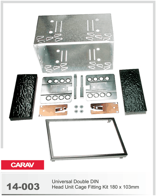 90014003- 2-Din Universal Cage Kit 180x103mm (90014003)