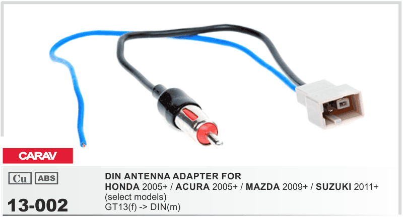 Antenna Adaptor Honda/Mazda/Suzuki to Bullet {11-18} (90013002)