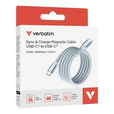 Verbatim Sync & Charge Usb C to Usb C 100w 120 Cm - Guards On Duty Shop & Security Guards
