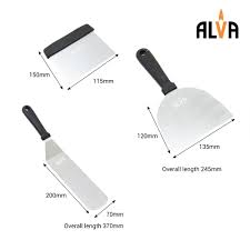 Alva 3-Piece Griddle Tool Set - Guards On Duty Shop & Security Guards
