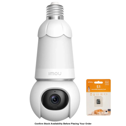 IMOU Bulb Cam 3MP WiFi Panoramic PT Security camera (2K)