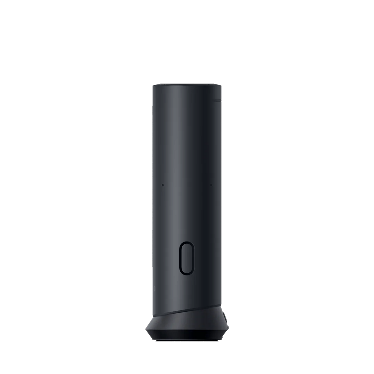 Insta360 Wave side view showing the button and the floating column design