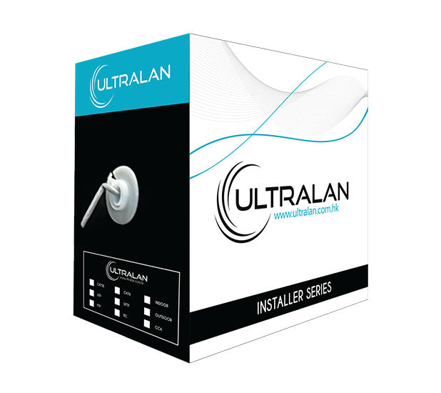 UltraLAN Installer Series – CAT6 CCA Solid UTP (305m – Grey)