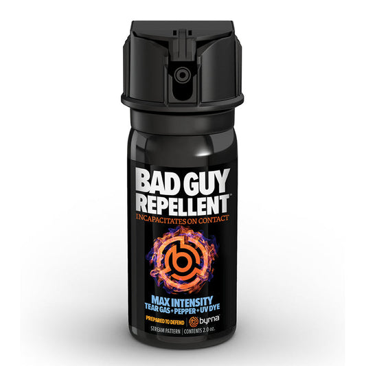 BYRNA BAD GUY REPELLENT MAX 2 OZ Bulk Buy 10 X Cans - Guards On Duty Shop