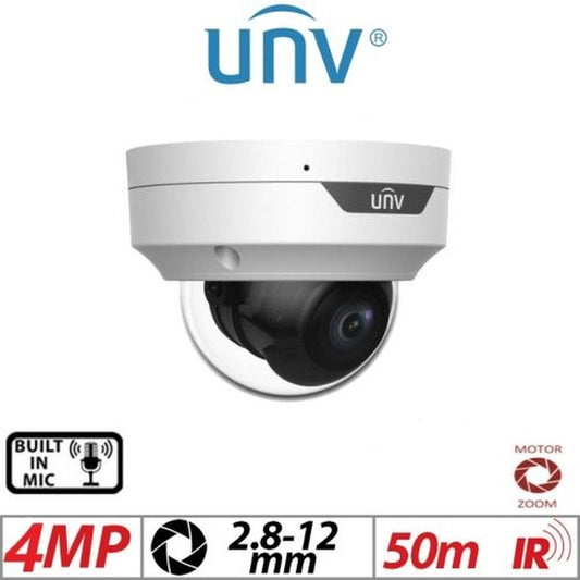 Uniview - Uniview Dome 4MP 2.8-12mm, Motorized