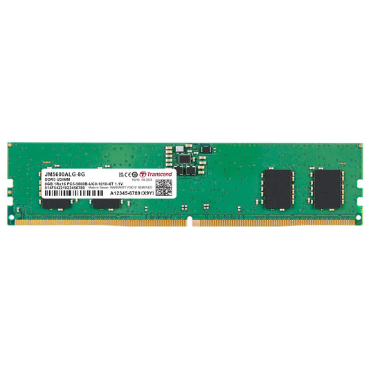 TRANSCEND JET MEMORY 8GB DDR5-5600 LONG DIMM 2RX8 CL46  (1Gx16)x4