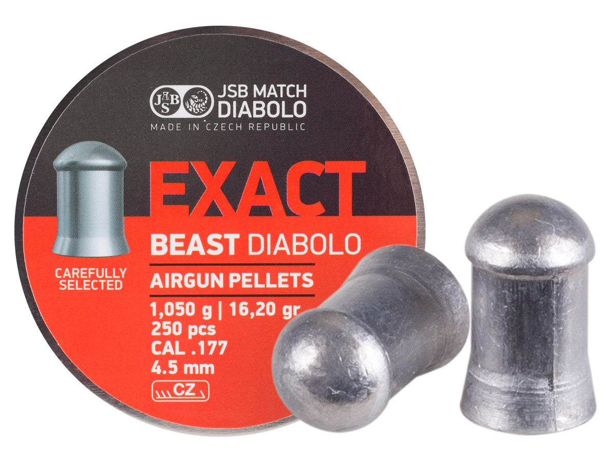 JSB Diabolo Exact Beast Pellets .177/4.5mm 16.2gr - 250ct (29-211)