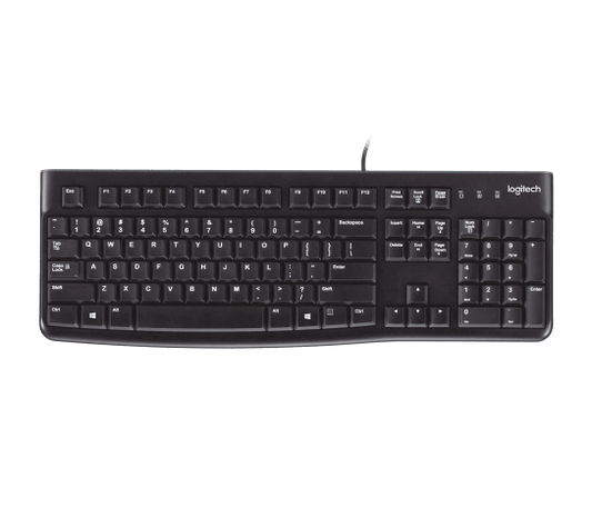 Logitech® Keyboard K120 for Business - BLK - US INT'L - USB - N/A - EMEA28-935