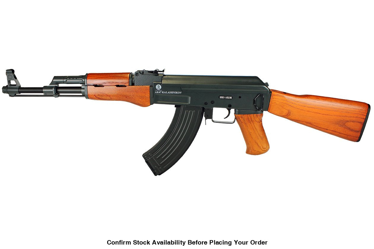 KALASHNIKOV AK47 AEG BLOWBACK METAL/WOOD 550 BBS - Guards On Duty Shop