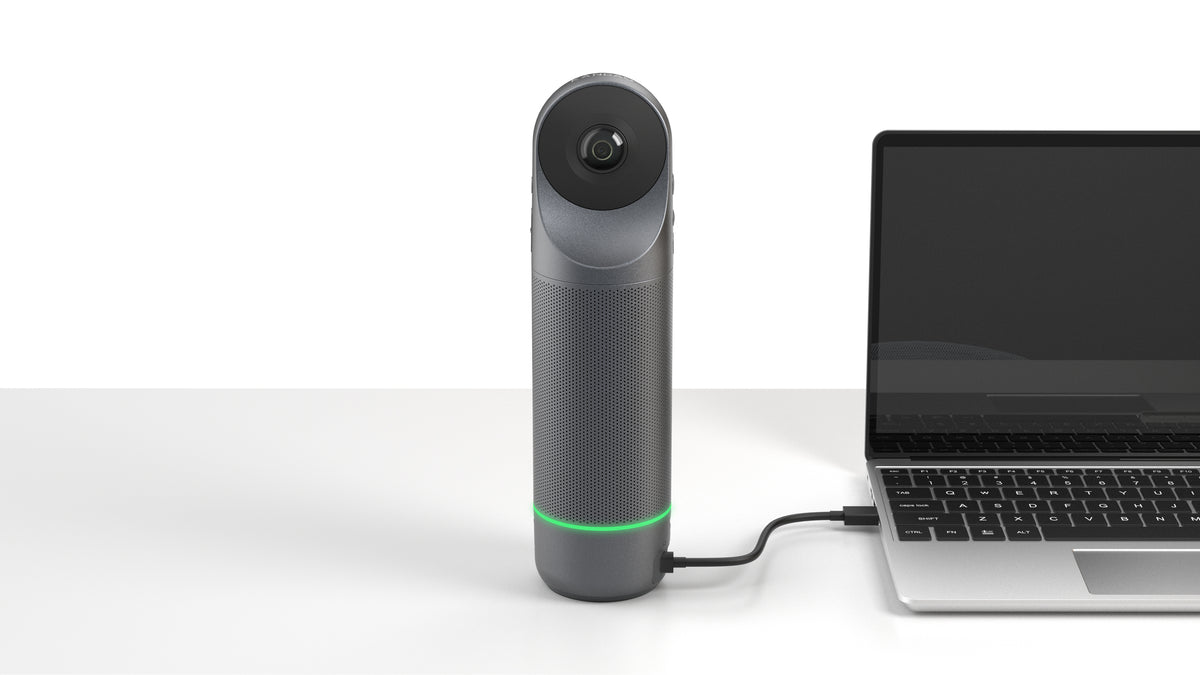 Kandao Meeting Pro 2 in meeting room setup — 360° AI conferencing in action
