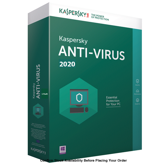 KASPERSKY ANTIVIRUS 2020+ 1+1 DEVICE 1 YEAR DVD - Guards On Duty Shop
