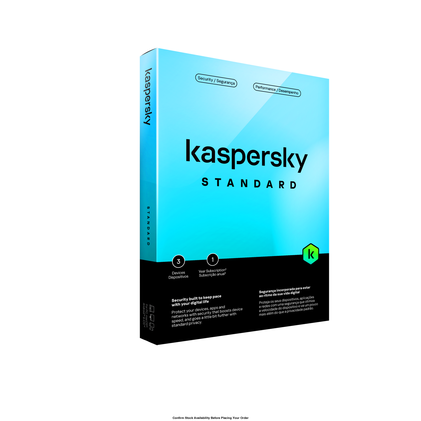 KASPERSKY STANDARD - 5 DEVICES - 1 YEAR - PAP DVD - NO CD - Guards On Duty Shop