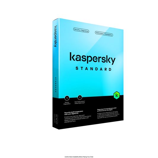 KASPERSKY STANDARD - DEVICE - 1 YEAR - PAP DVD - NO CD - Guards On Duty Shop