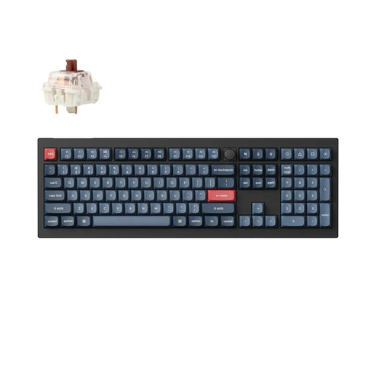 Keychron V6 Max Wireless Custom Keyboard - BROWN Switch - Guards On Duty Shop & Security Guards