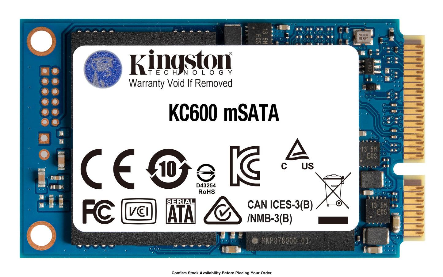 KINGSTON 1024G SSD KC600 SATA3 MSATA - Guards On Duty Shop