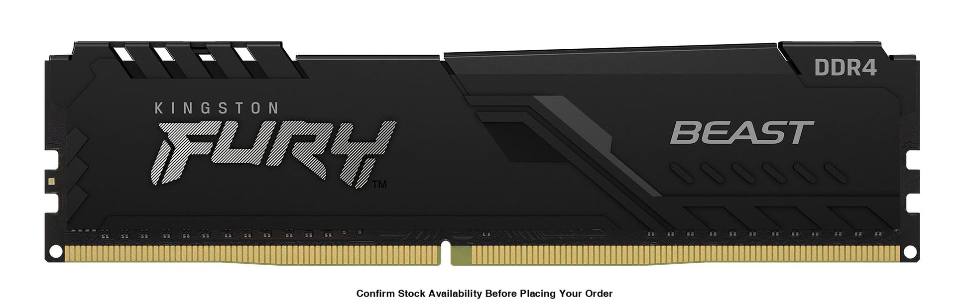 KINGSTON 16GB 3200MT/S DDR4 CL16 DIMM 1GX8 FURY BEAST BLACK - Guards On Duty Shop