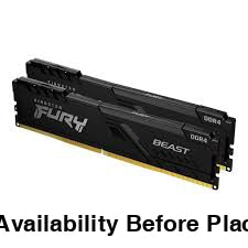 KINGSTON 32GB 5200MT/S DDR5 CL36 DIMM (KIT OF 2) FURY BEAST BLACK - Guards On Duty Shop