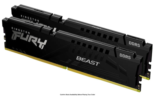 KINGSTON 64GB 6000MT/S DDR5 CL30 DIMM (KIT OF 2) FURY BEAST BLACK EXPO - Guards On Duty Shop