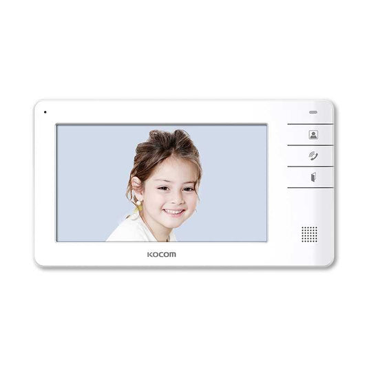 KOCOM 4 Wire Apartment 7" Monitor Only