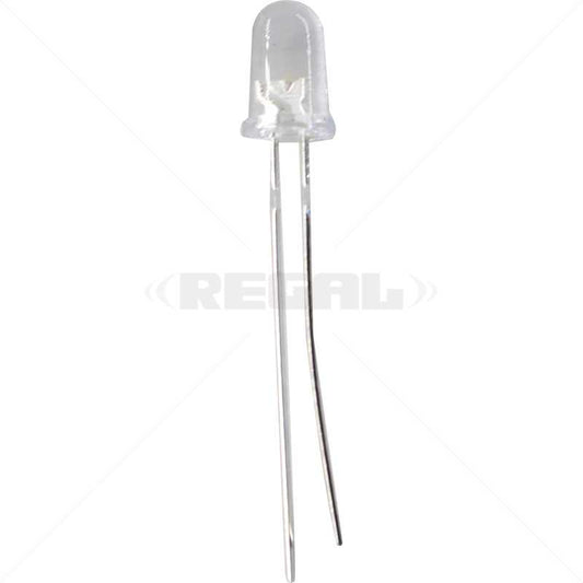 LED 5mm Hi Brite Clear / 10 (o Passives)