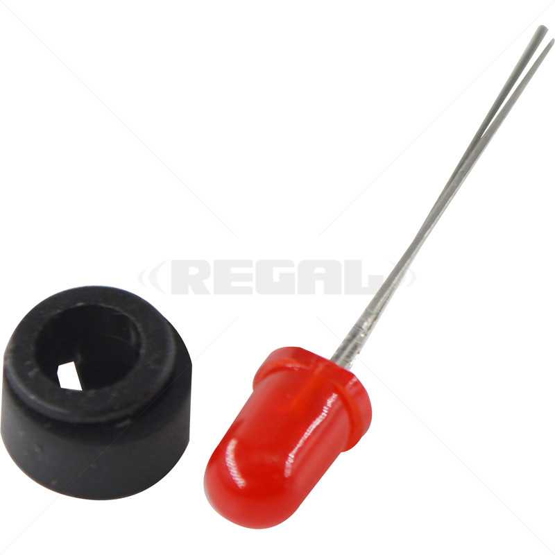 LED 5mm - Red / 10 (o Power Supply)